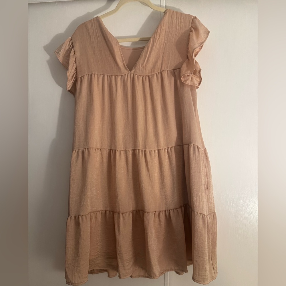 Charming Peach Women’s Dress